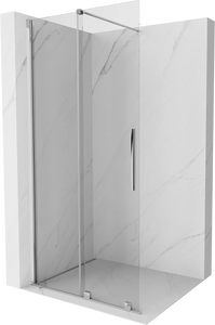 MEXEN VELAR WALK-IN SLIDING SHOWER DOOR -TRANSPARENT, CHROME