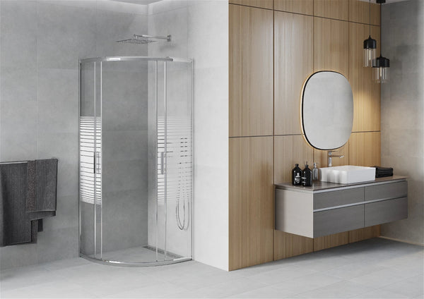 MEXEN RIO SHOWER ENCLOSURE HALF-ROUND-STRIPS, CHROME