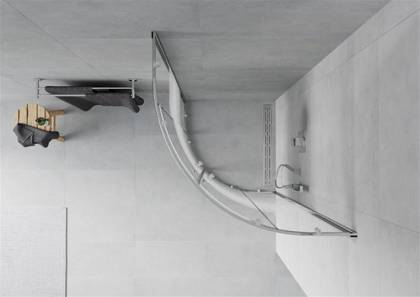 MEXEN RIO SHOWER ENCLOSURE HALF-ROUND-STRIPS, CHROME