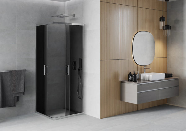 MEXEN RIO SHOWER ENCLOSURE SQUARE, GRAFIT,