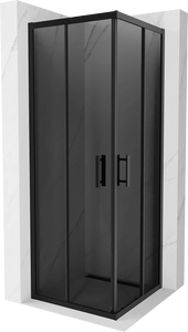 MEXEN RIO SHOWER ENCLOSURE-SQUARE-GRAPHITE,BLACK