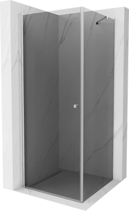 MEXEN PRETORIA SHOWER ENCLOSURE WITH TILTING DOOR,6mm GLASS THICKNESS,GRAPHITE