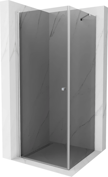 MEXEN PRETORIA SHOWER ENCLOSURE WITH TILTING DOOR,6mm GLASS THICKNESS,GRAPHITE