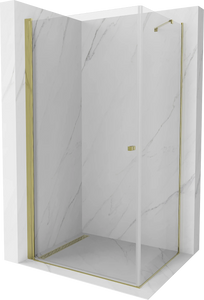 MEXEN PRETORIA SHOWER ENCLOSURE WITH TILTING DOORS/ TRANSPARENT/GOLD