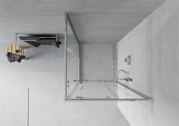 MEXEN RIO SHOWER ENCLOSURE SQUARE -TRANSPARENT