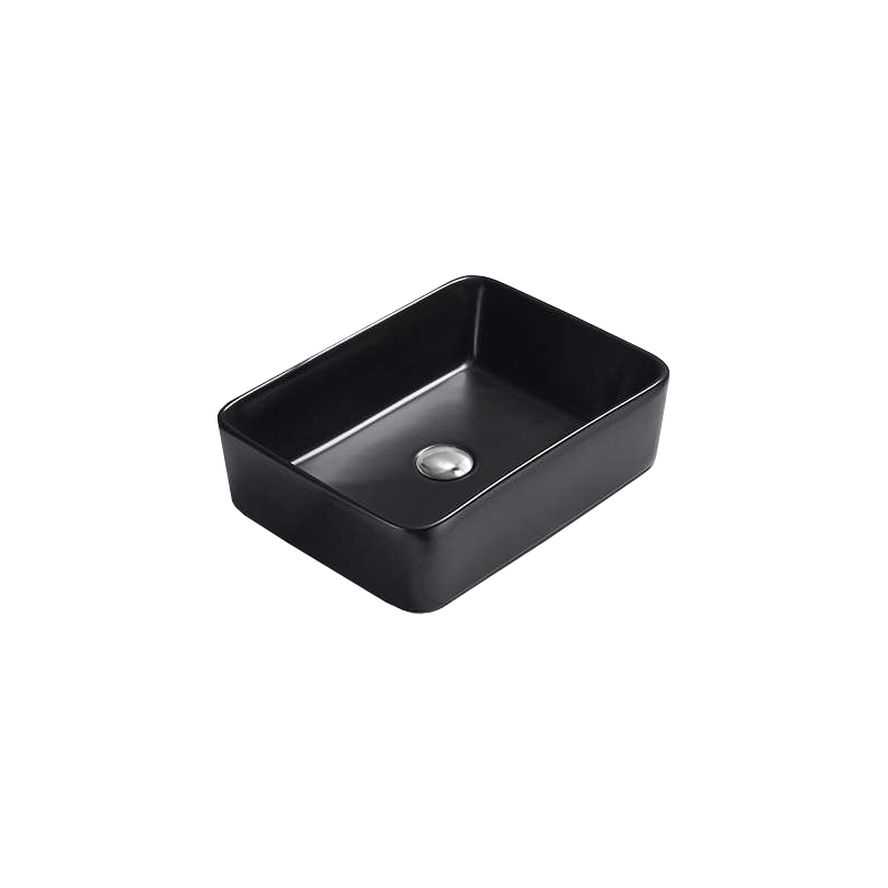 CATIA COUNTERTOP BASIN 480x370mm BLACK - OkBaths