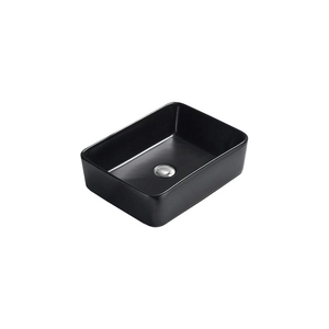 CATIA COUNTERTOP BASIN 480x370mm BLACK - OkBaths