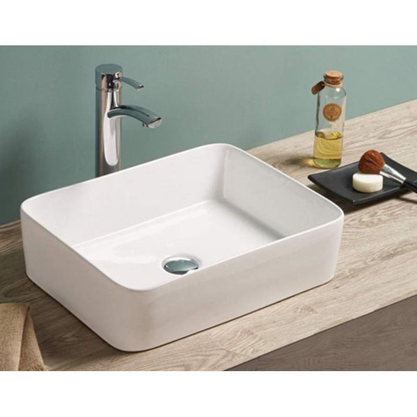 CATIA COUNTERTOP BASIN 610x410mm WHITE - OkBaths