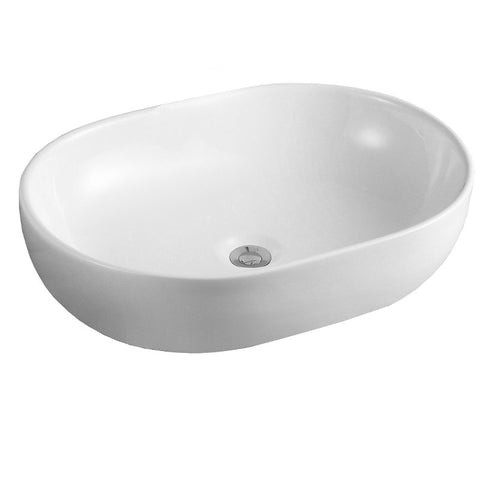 VIKI COUNTERTOP BASIN 590x405mm WHITE