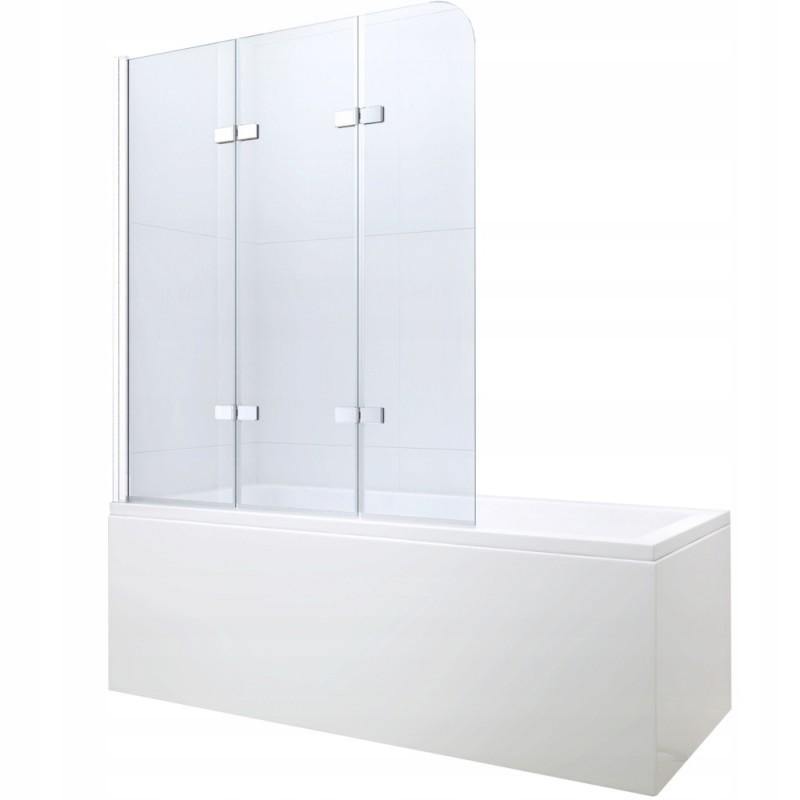 FELIX BATH SCREEN 3 PANELS 1200x1400mm - OkBaths