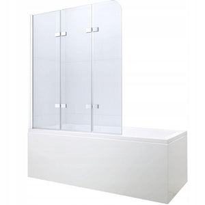 FELIX BATH SCREEN 3 PANELS 1200x1400mm - OkBaths