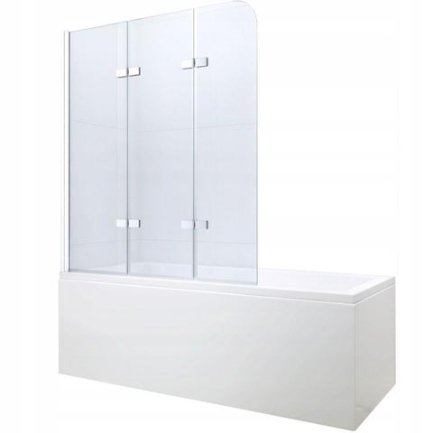 FELIX BATH SCREEN 3 PANELS 1200x1400mm - OkBaths