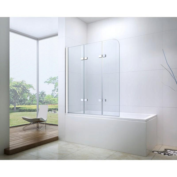 FELIX BATH SCREEN 3 PANELS 1200x1400mm - OkBaths