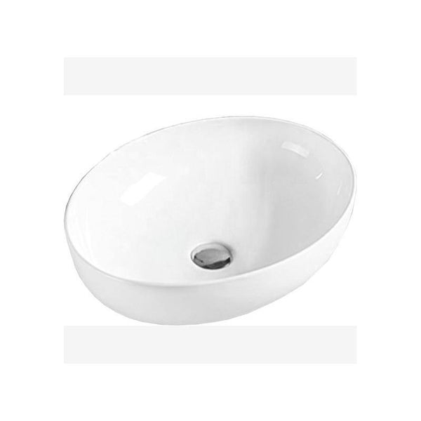 JOWITA COUNTERTOP BASIN 520x395mm WHITE - OkBaths