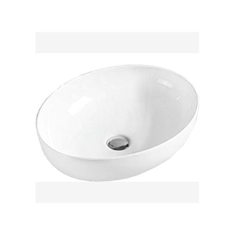 JOWITA COUNTERTOP BASIN 520x395mm WHITE - OkBaths