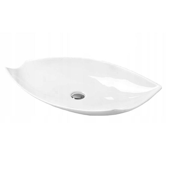 DELIA COUNTERTOP BASIN 740x380mm WHITE - OkBaths