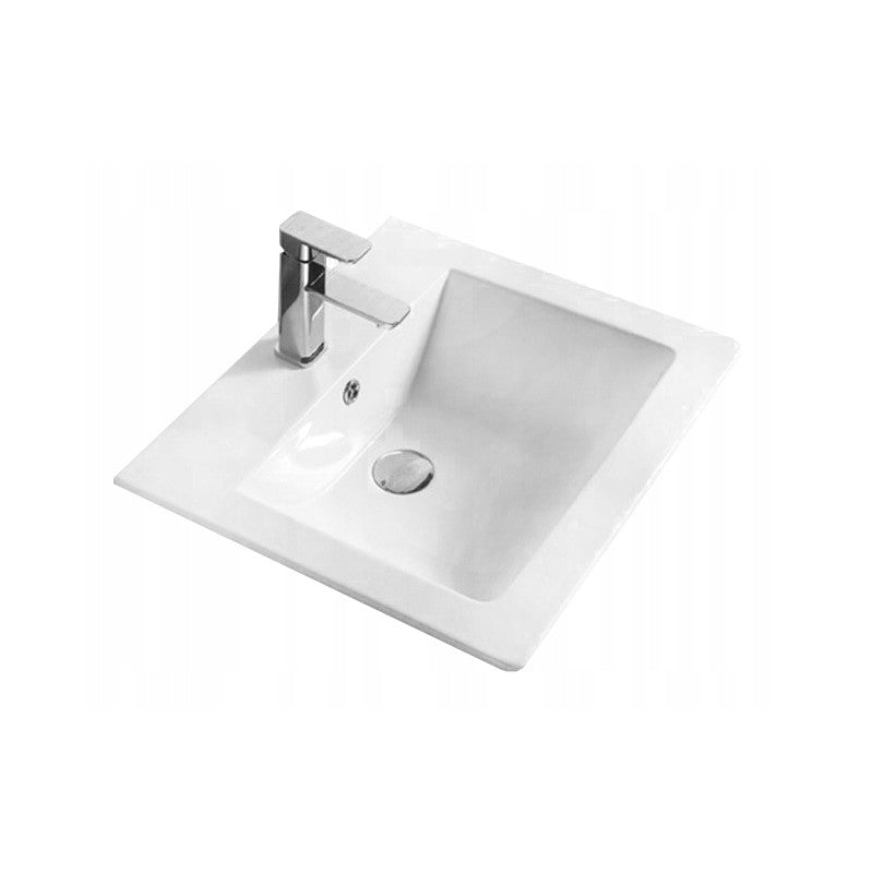 SALMA RECESSED BASIN WHITE 2 SIZES AVAILABLE