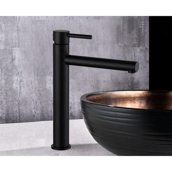 ELBA BASIN TAP BLACK TALL - OkBaths