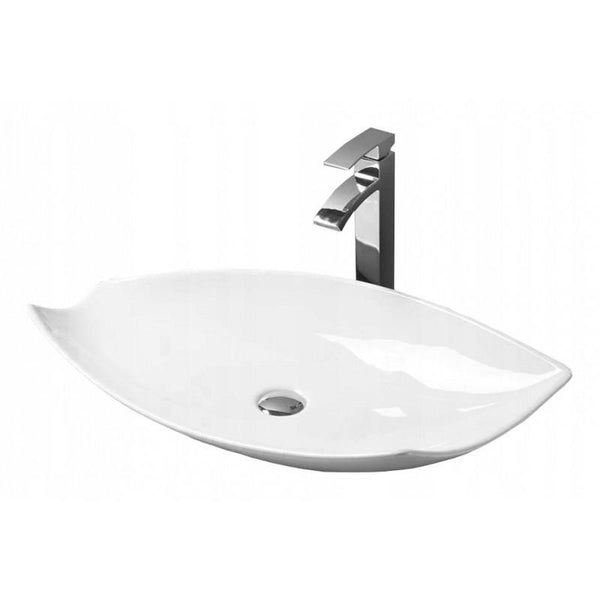 DELIA COUNTERTOP BASIN 740x380mm WHITE - OkBaths