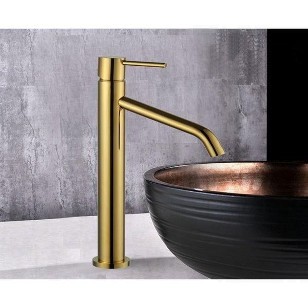 RUMBA BASIN TAP GOLD TALL - OkBaths