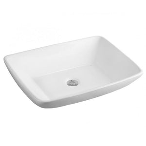 ANA COUNTERTOP BASIN 590x440mm WHITE - OkBaths