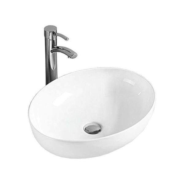 JOWITA COUNTERTOP BASIN 520x395mm WHITE - OkBaths