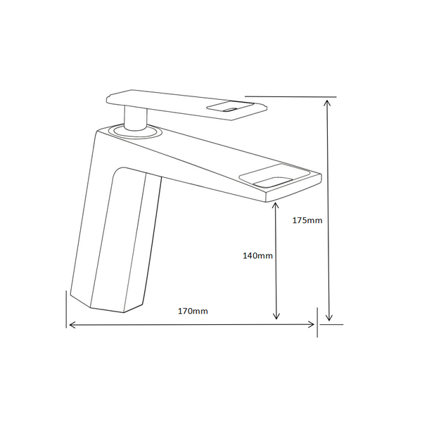 TOPAZ BASIN TAP CHROME - OkBaths