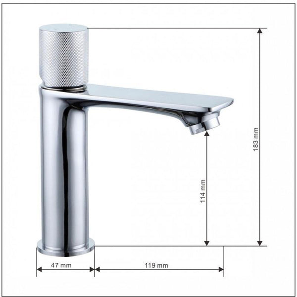 ROYO ONE BASIN TAP CHROME - OkBaths