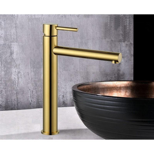 ELBA BASIN TAP GOLD TALL - OkBaths