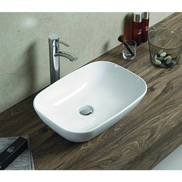 MEXEN LUNA COUNTERTOP BASIN 500x355mm WHITE