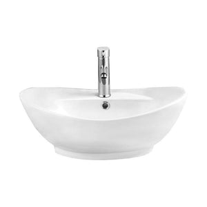 KLARA COUNTERTOP BASIN 590x400mm WHITE - OkBaths