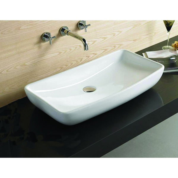 MEXEN MOIRA COUNTERTOP BASIN 600x390mm WHITE