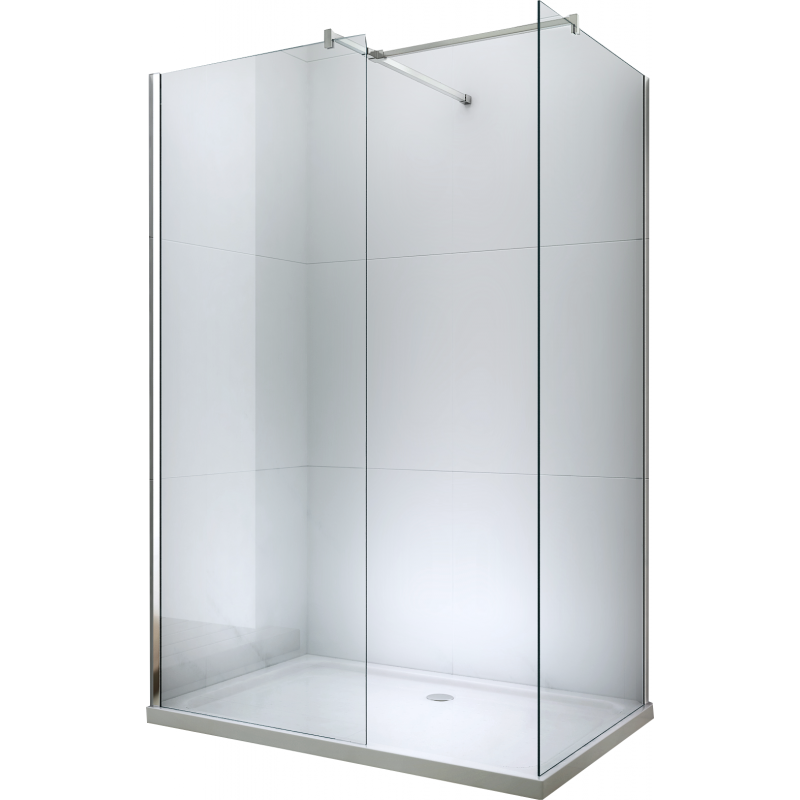 FOX SHOWER WALK IN TRANSPARENT,6mm-GLASS THICKNESS - OkBaths