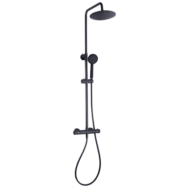 DENIS SHOWER SET WITH ROUND RAIN SHOWER THERMOSTATIC - OkBaths