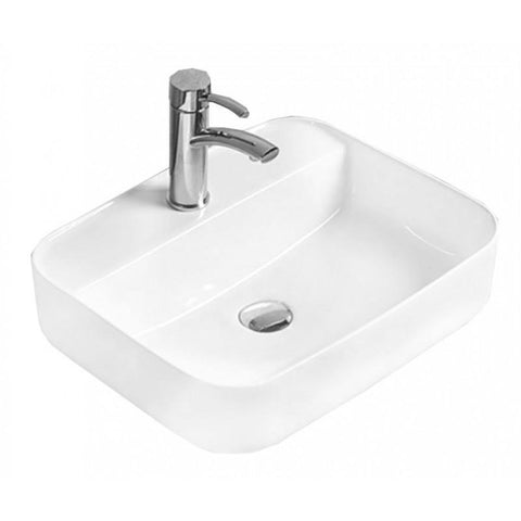 ALBA COUNTERTOP BASIN 505x405mm WHITE - OkBaths