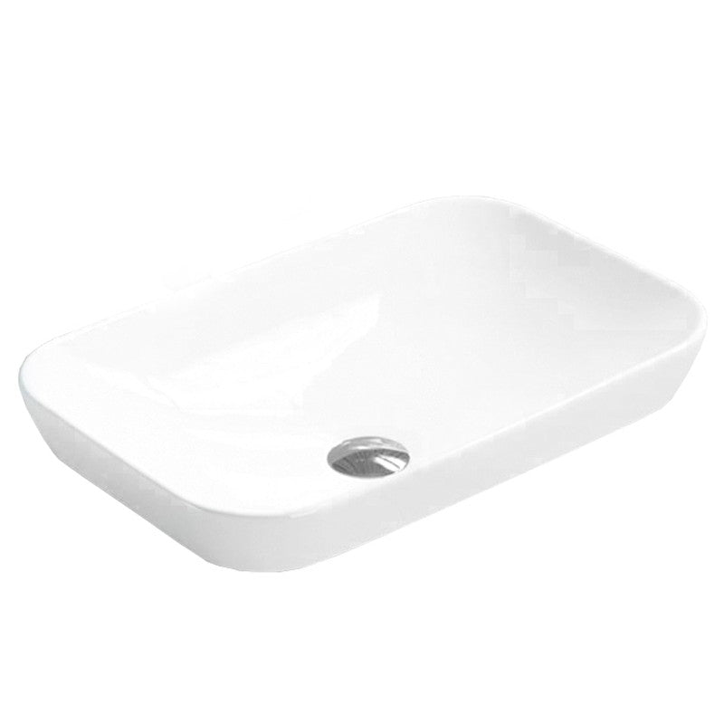 NINA COUNTERTOP BASIN 515x340mm WHITE