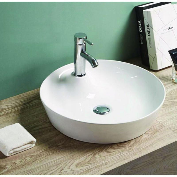 ARLENA COUNTERTOP BASIN 430x430mm WHITE - OkBaths