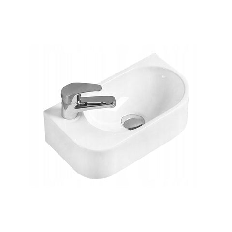 VIERA COUNTERTOP BASIN 400x210mm WHITE