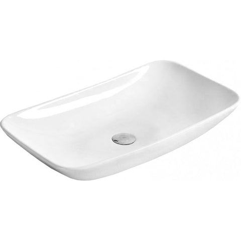 NINA COUNTERTOP BASIN 690x390mm WHITE