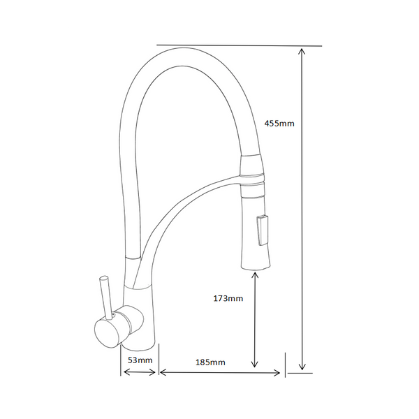 ASTER KITCHEN TAP BLACK-GOLD +3 MORE COLOURS - OkBaths