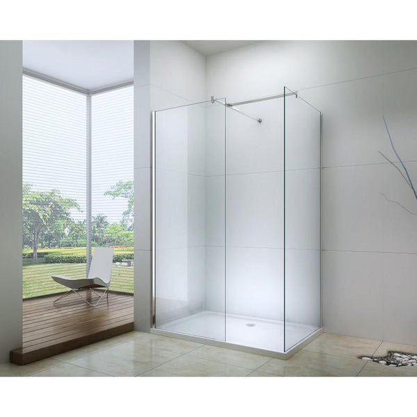 FOX SHOWER WALK IN TRANSPARENT,6mm-GLASS THICKNESS - OkBaths