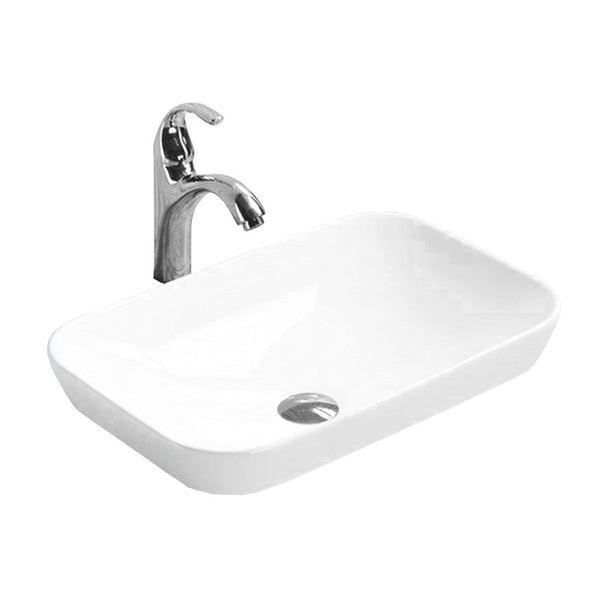 NINA COUNTERTOP BASIN 515x340mm WHITE