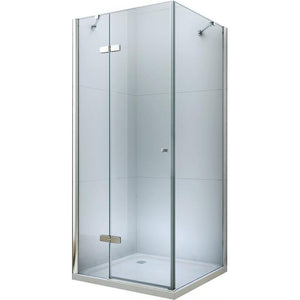 ROMA SHOWER ENCLOSURE WITH HINGED DOOR,TRANSPARENT,6mm GLASS THICKNESS - OkBaths