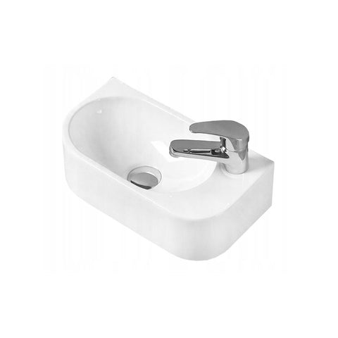 VIERA COUNTERTOP BASIN 400x210mm WHITE