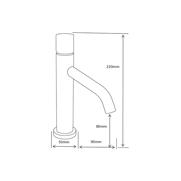 RUMBA ONE BASIN TAP GOLD STANDARD +5 MORE COLOURS - OkBaths