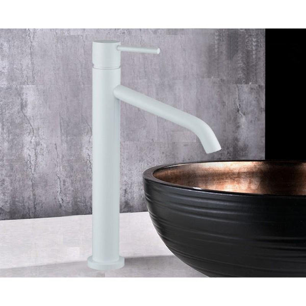 RUMBA BASIN TAP WHITE TALL - OkBaths