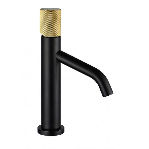 RUMBA ONE BASIN TAP CHROME-BLACK STANDARD + 5 MORE COLOURS - OkBaths