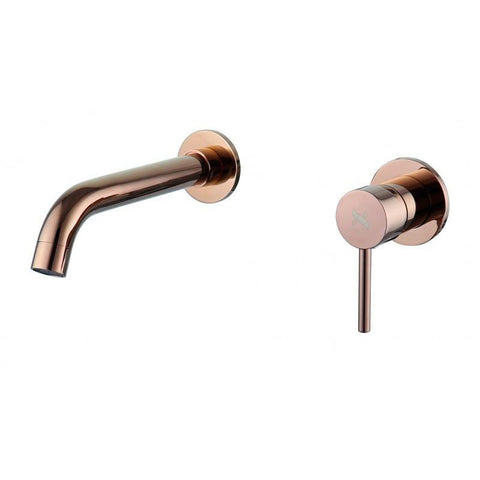 ALMA WALL MOUNTED BASIN TAP ROSE GOLD - OkBaths