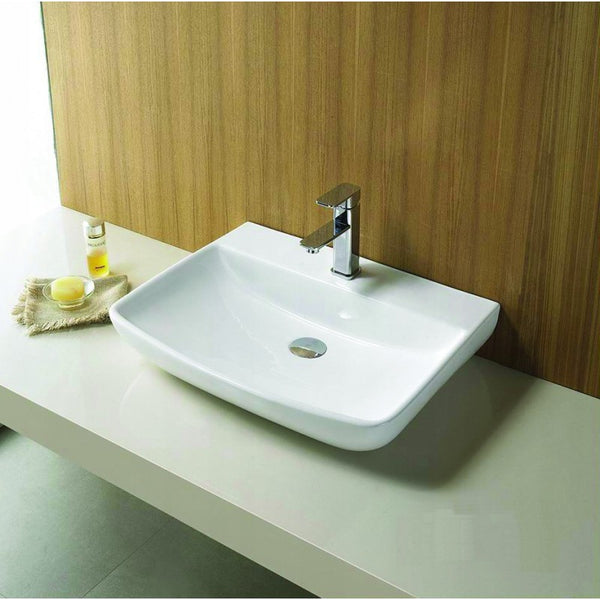 MEXEN LILI COUNTERTOP BASIN 600x470mm WHITE