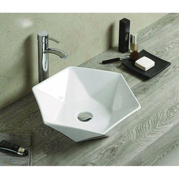 MEXEN MERY COUNTERTOP BASIN 480x415mm WHITE